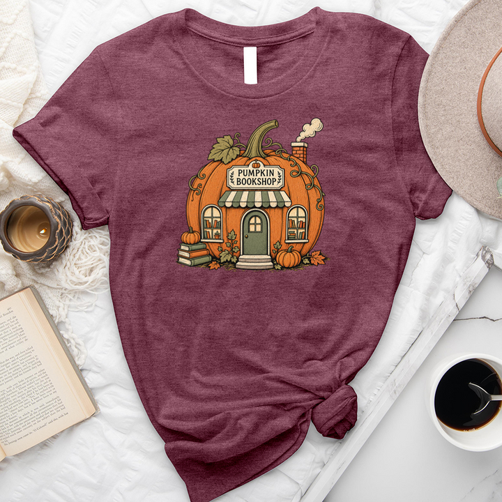 pumpkin bookshop unisex tee