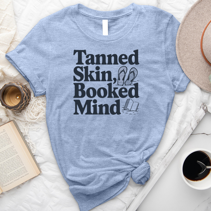 tanned skin booked mind unisex tee