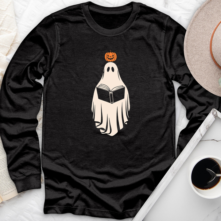 bookish ghost long sleeve unisex tee