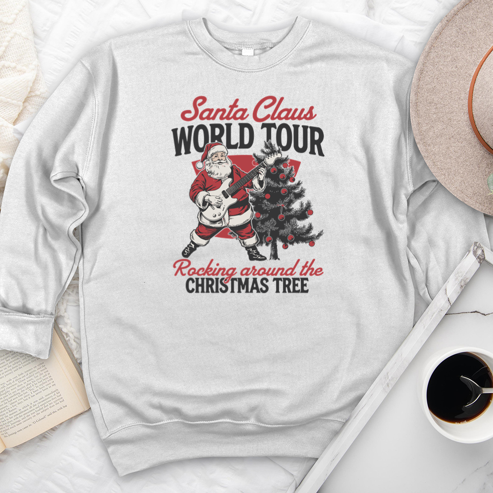 santa world tour premium crewneck sweatshirt