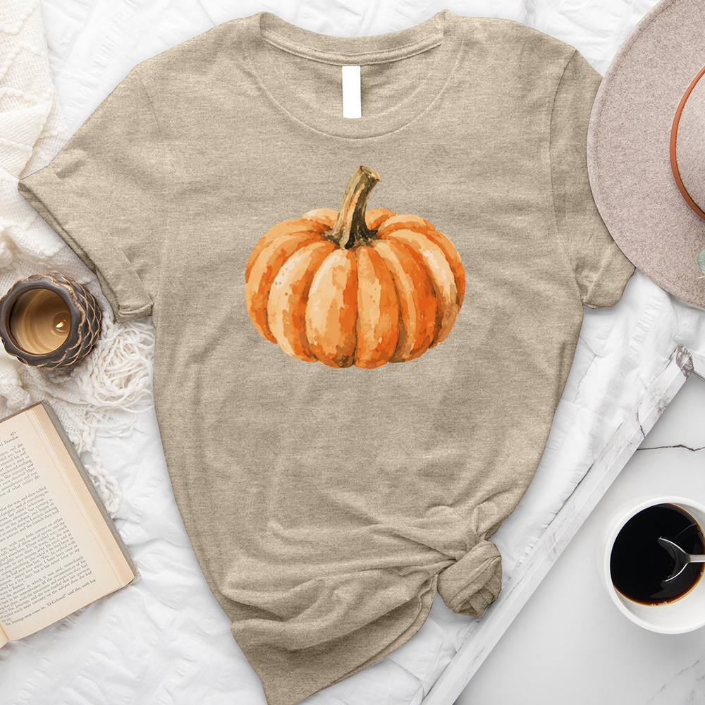 painted pumpkin unisex tee