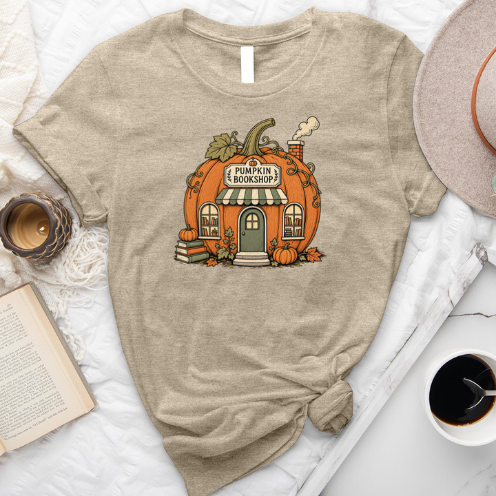 pumpkin bookshop unisex tee
