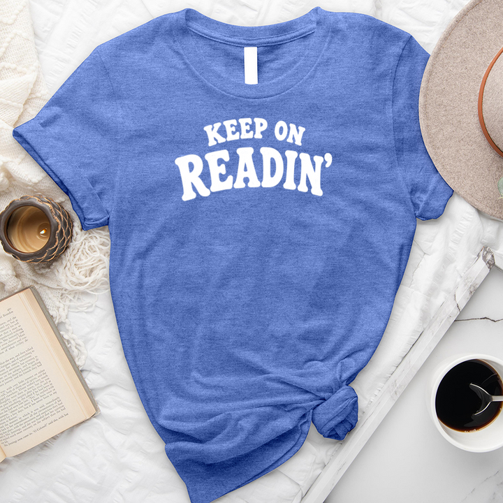 keep on readin' unisex tee