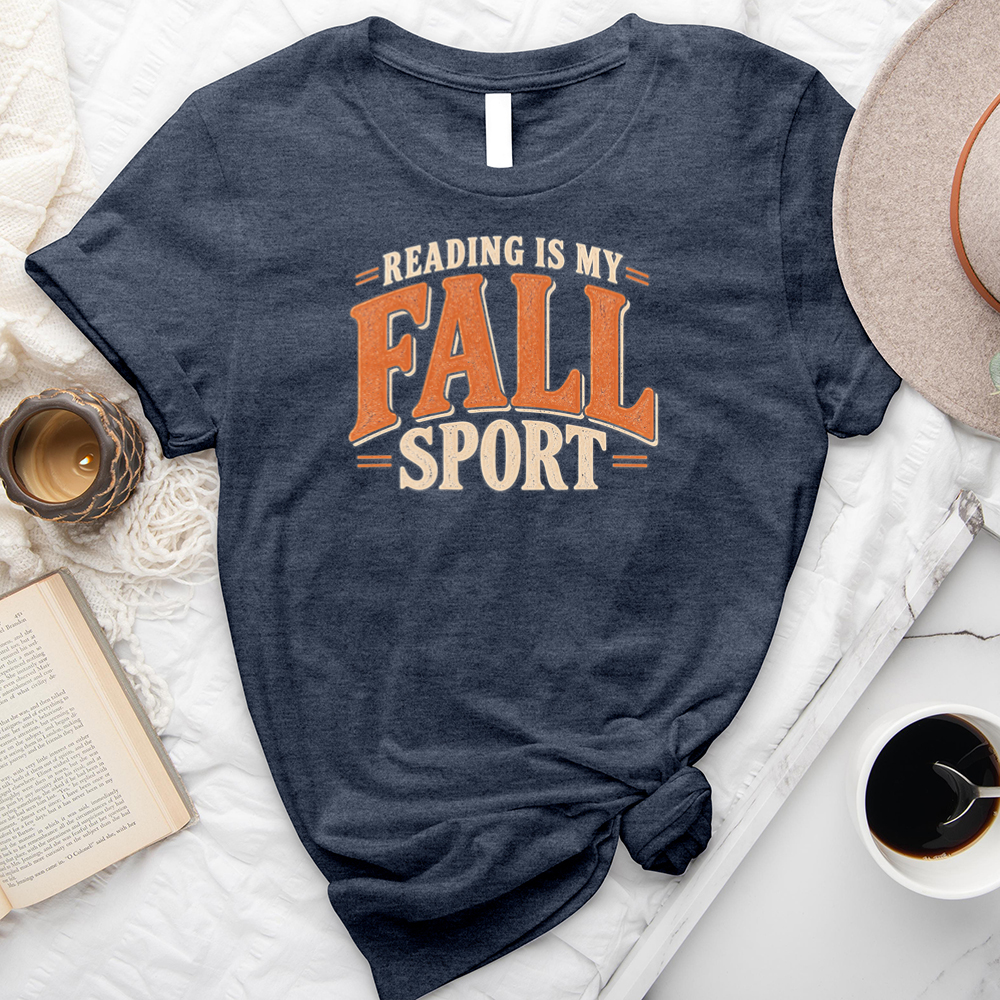 reading is my fall sport unisex tee