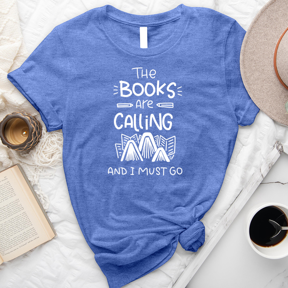 the books are calling unisex tee