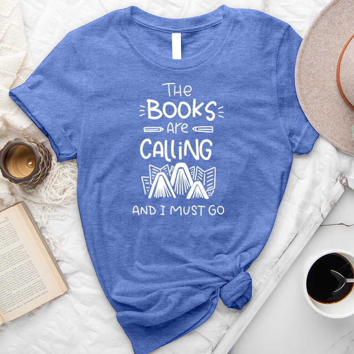the books are calling unisex tee