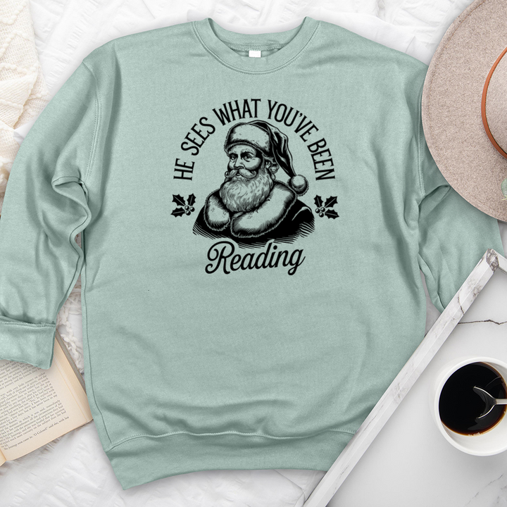 he sees premium crewneck sweatshirt