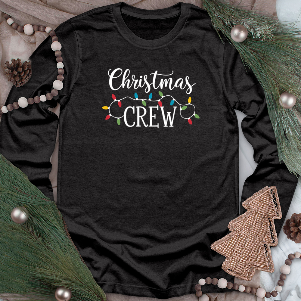 christmas crew long sleeve unisex tee