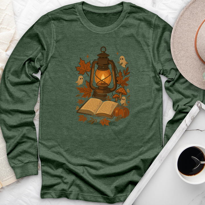 lantern lit stories long sleeve unisex tee
