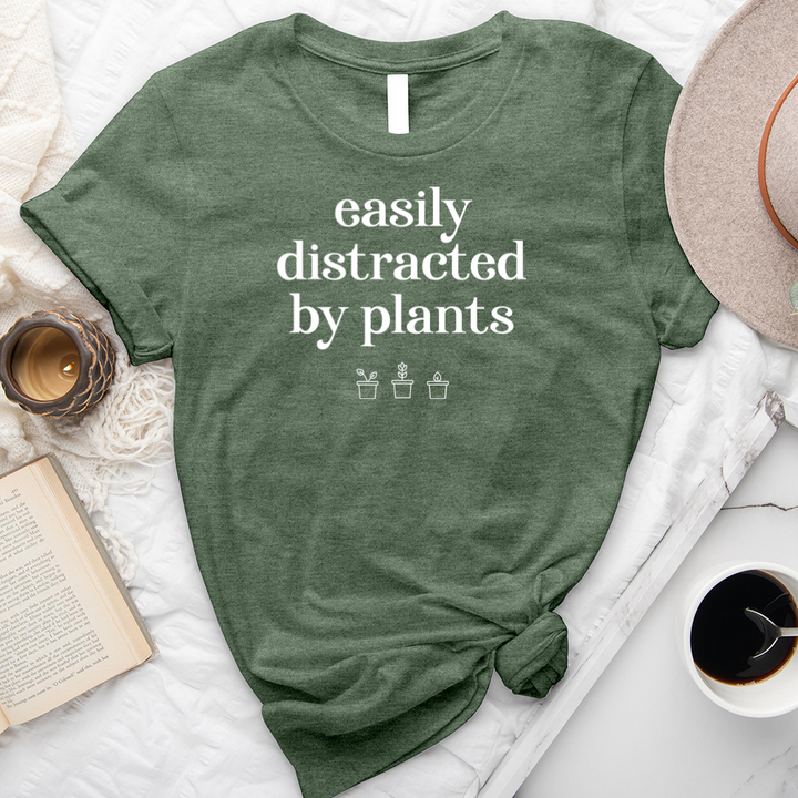 easily distracted by plants tee
