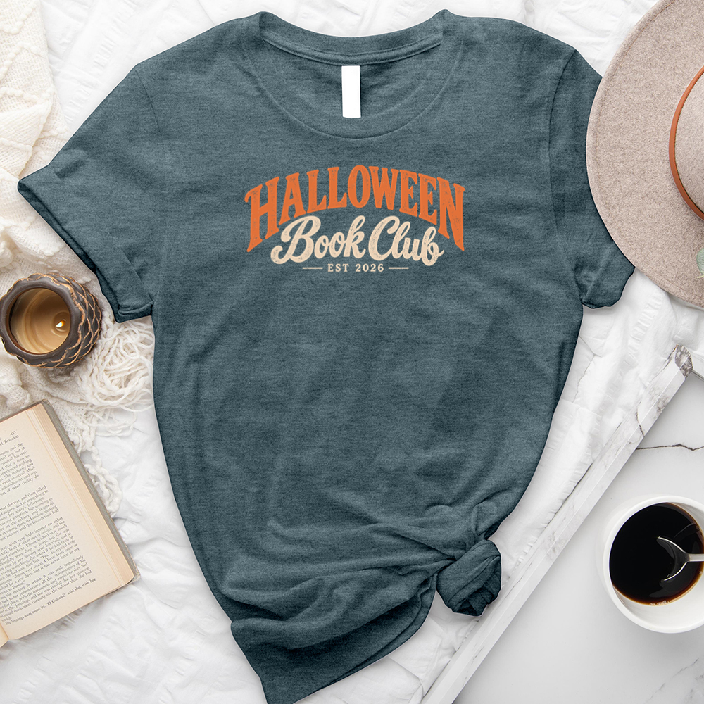 halloween book club unisex tee