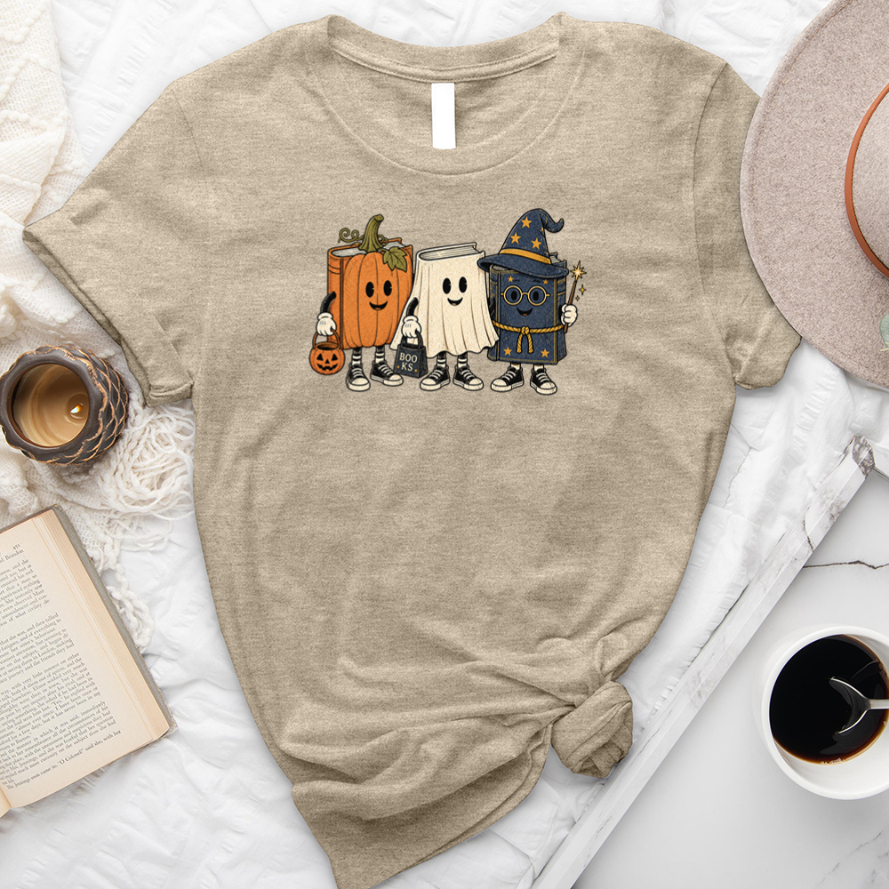 books in costume unisex tee