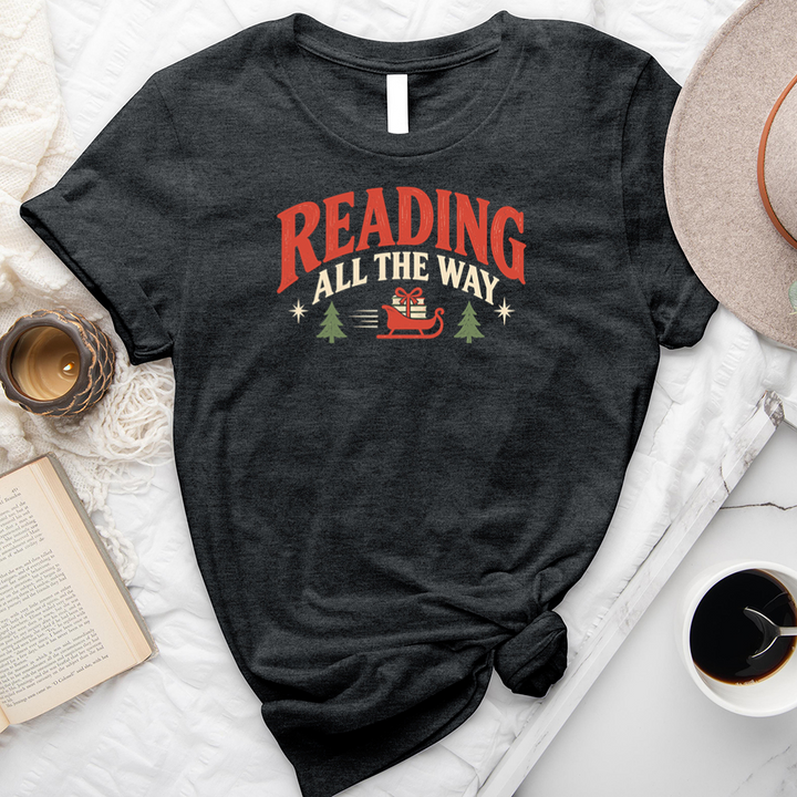 reading all the way unisex tee