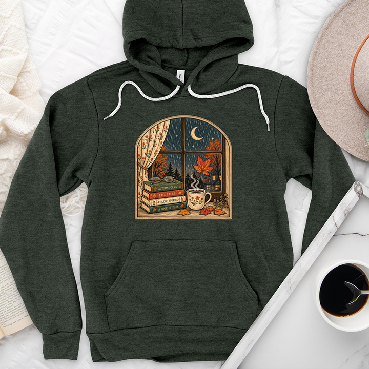 window into fall premium hoodie sweatshirt