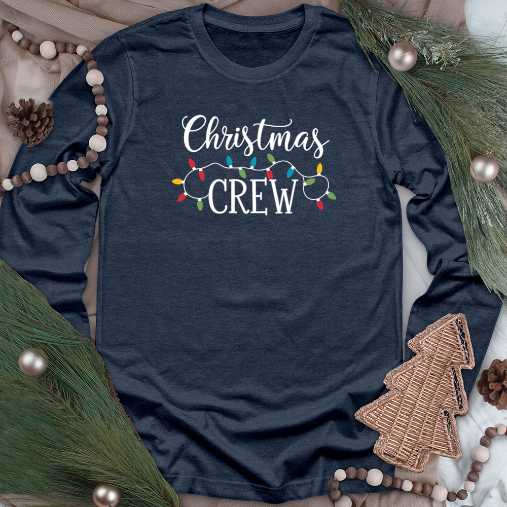 christmas crew long sleeve unisex tee
