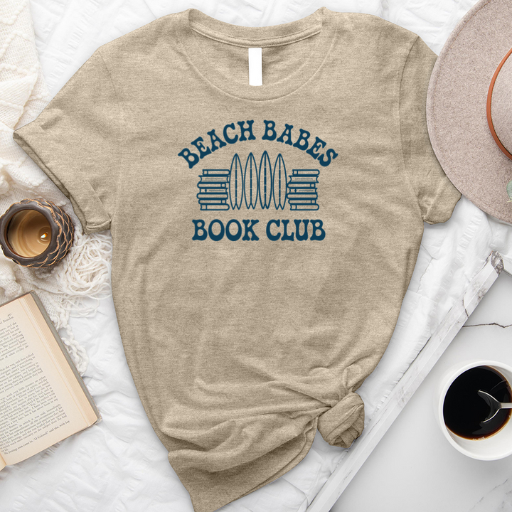 beach babes book club surf unisex tee