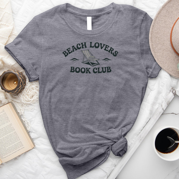 beach lovers book club unisex tee