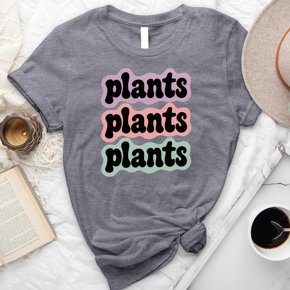 plants plants plants outline unisex tee