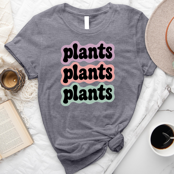 plants plants plants outline unisex tee