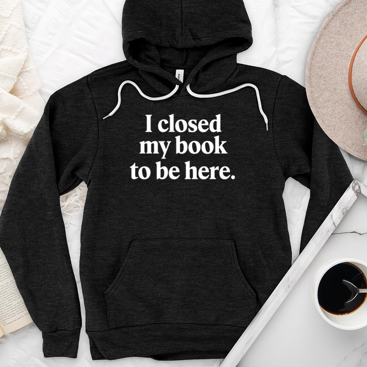 I closed my book premium hoodie sweatshirt