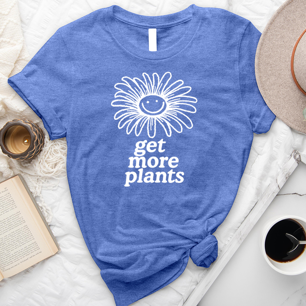 get more plants flower unisex tee