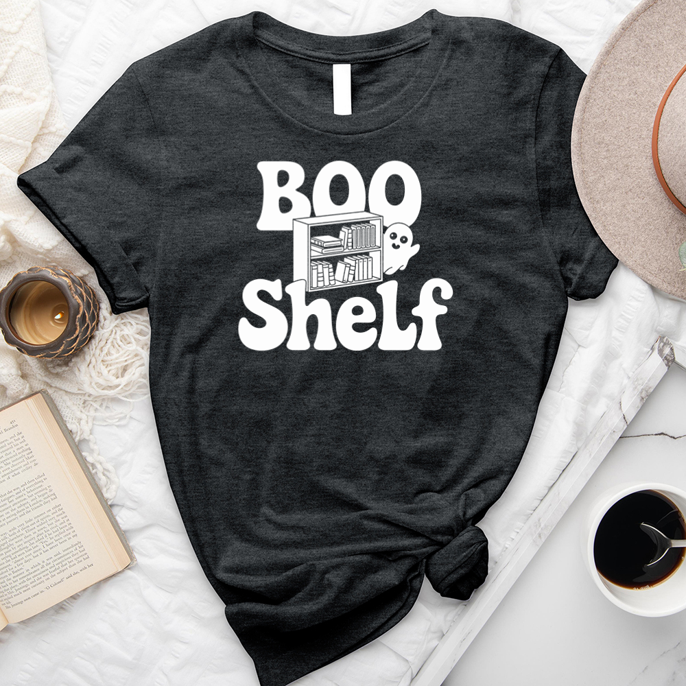boo shelf unisex tee
