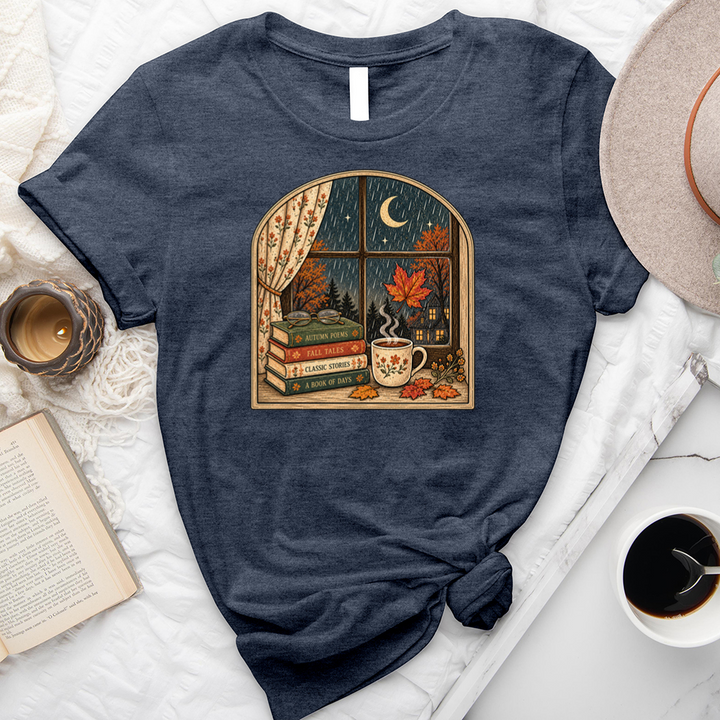 window into fall unisex tee