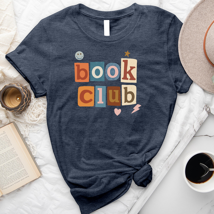 book club collage unisex tee