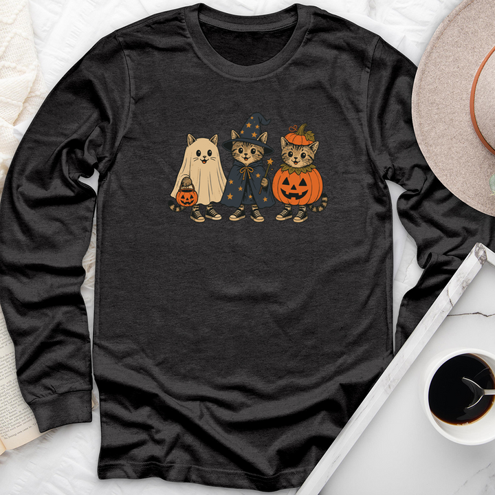costume cats long sleeve unisex tee