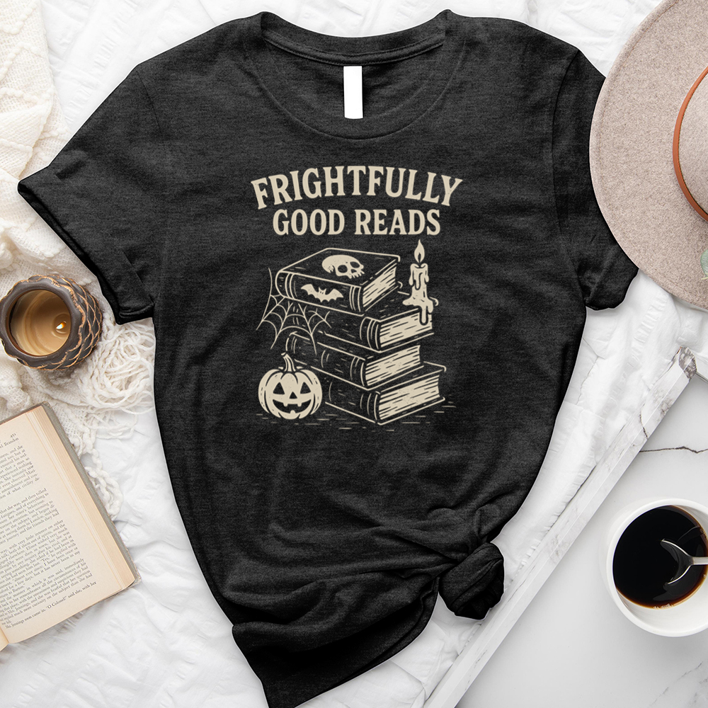 frightfully good reads unisex tee