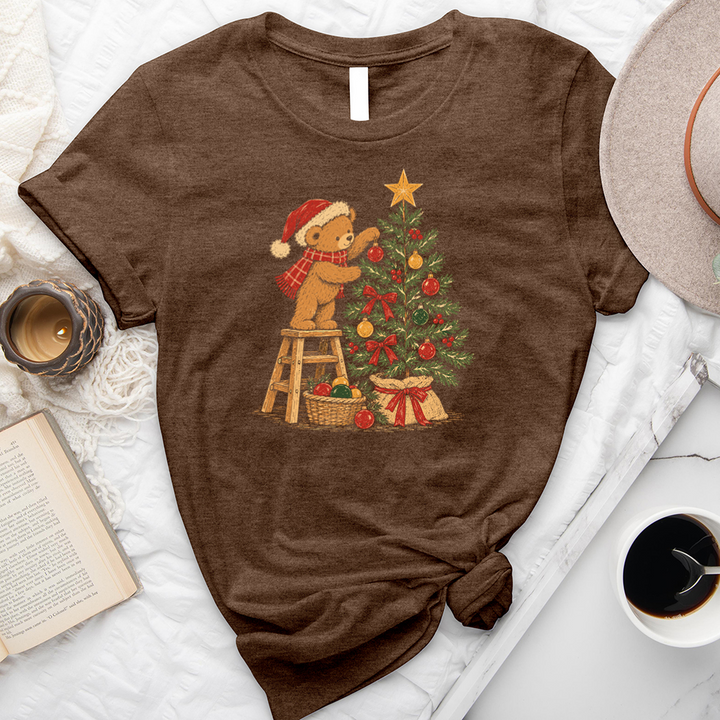 christmas bear unisex tee