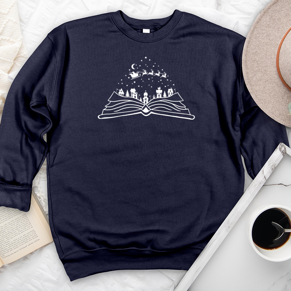 christmas village premium crewneck sweatshirt