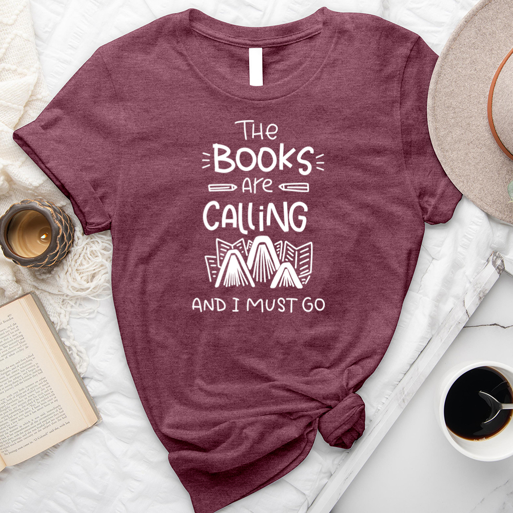 the books are calling unisex tee