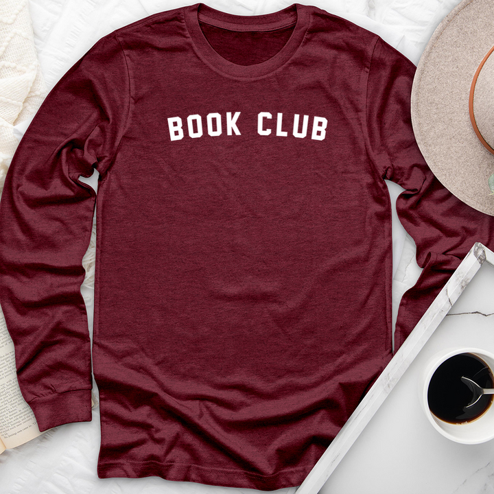 book club unisex long sleeve tee