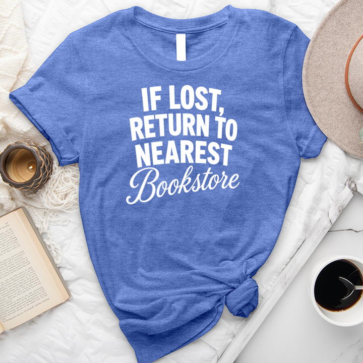 return to bookstore unisex tee