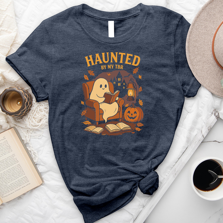 haunted tbr unisex tee
