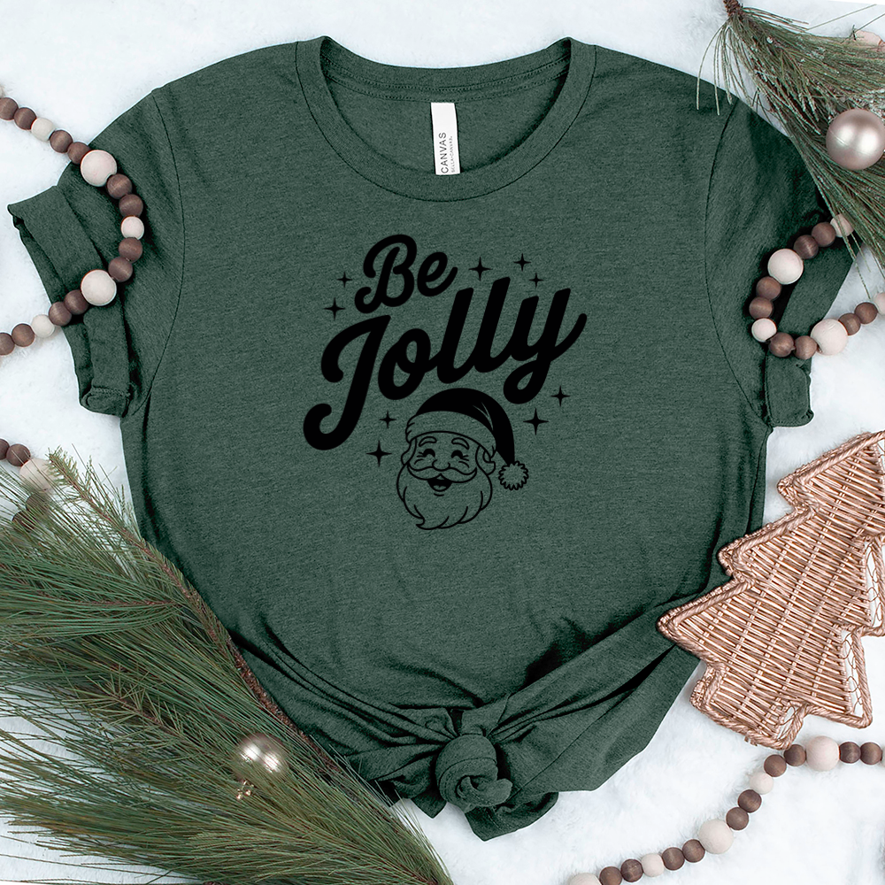 be jolly santa unisex tee