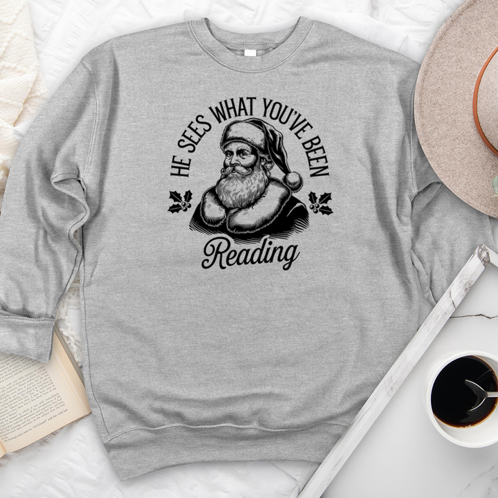 he sees premium crewneck sweatshirt