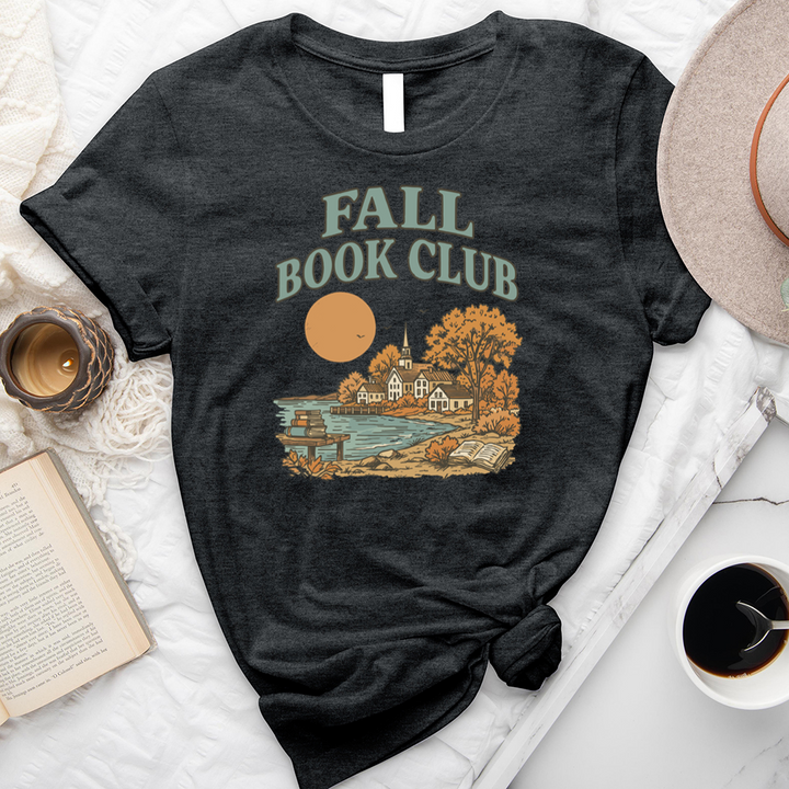 coastal fall book club unisex tee