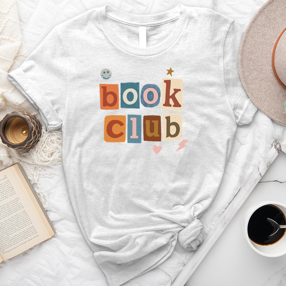 book club collage unisex tee