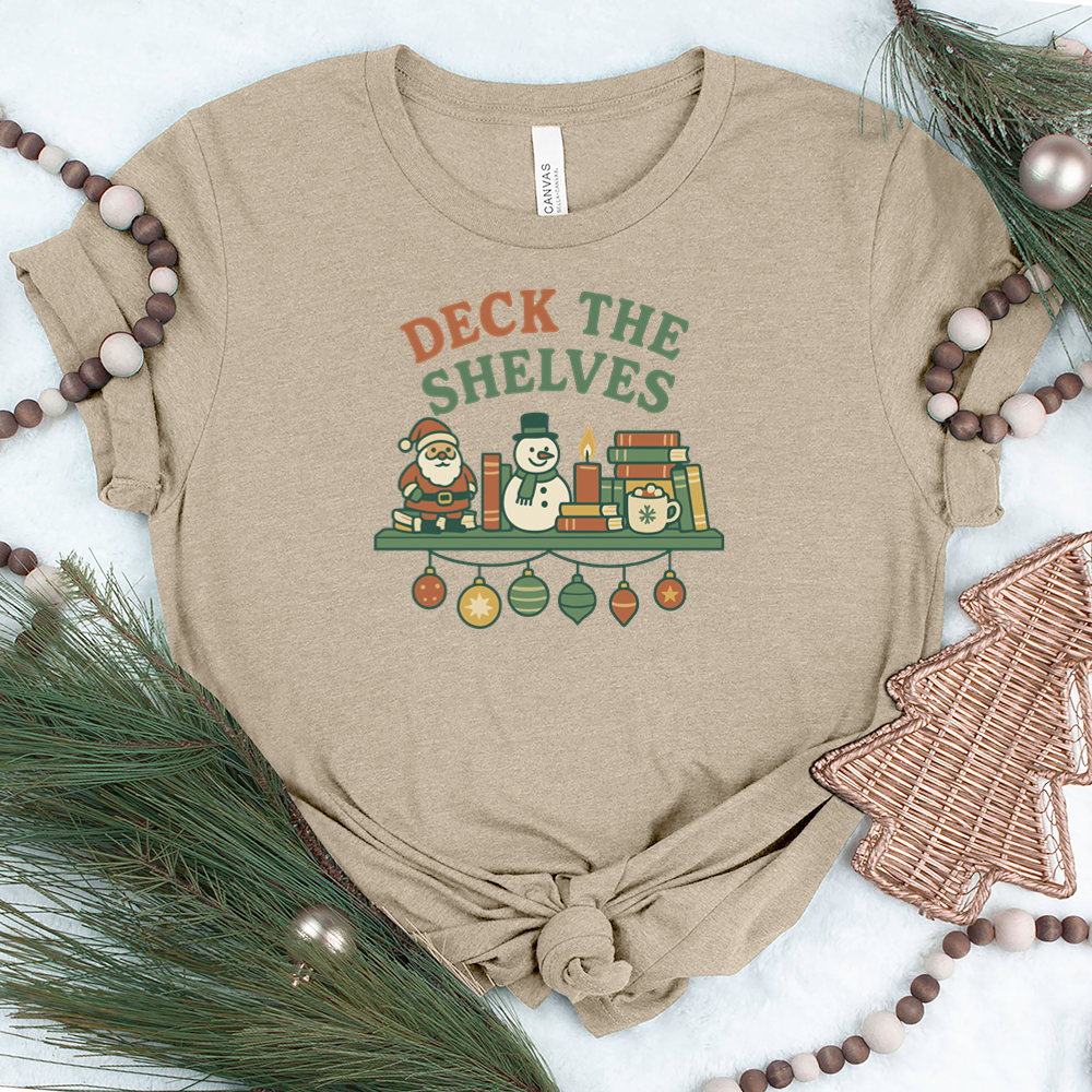 deck the shelves unisex tee