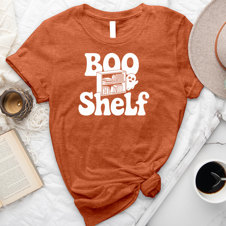 boo shelf unisex tee