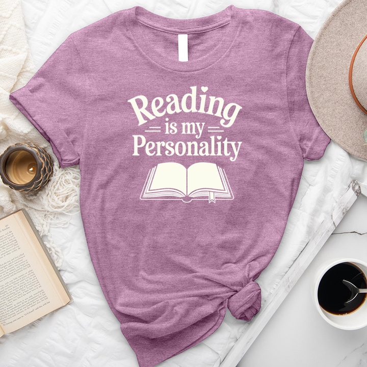 reading is my personality unisex tee