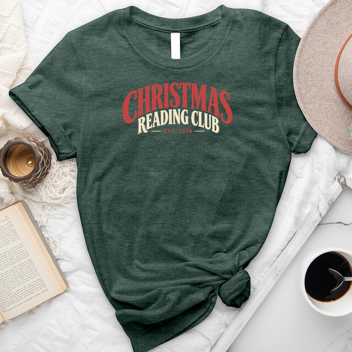 christmas reading club unisex tee