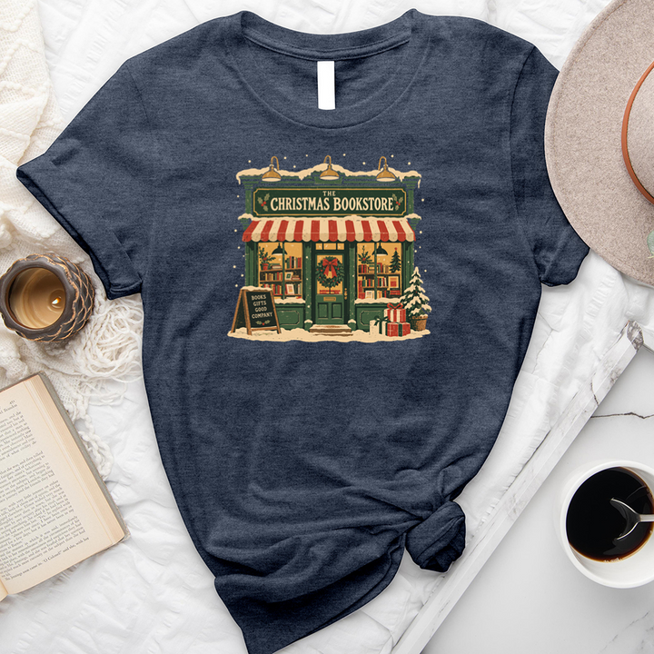 the christmas bookstore unisex tee