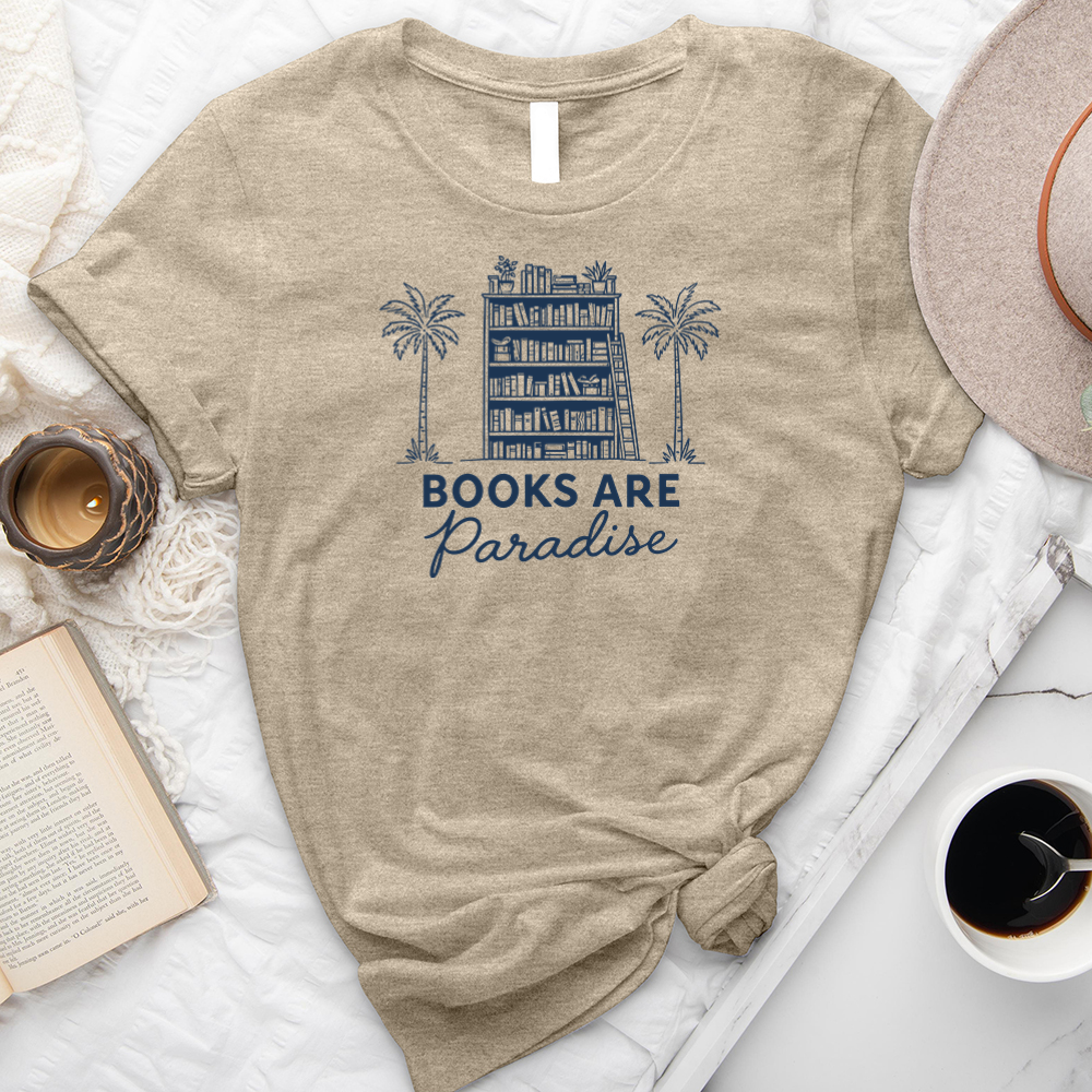books are paradise unisex tee