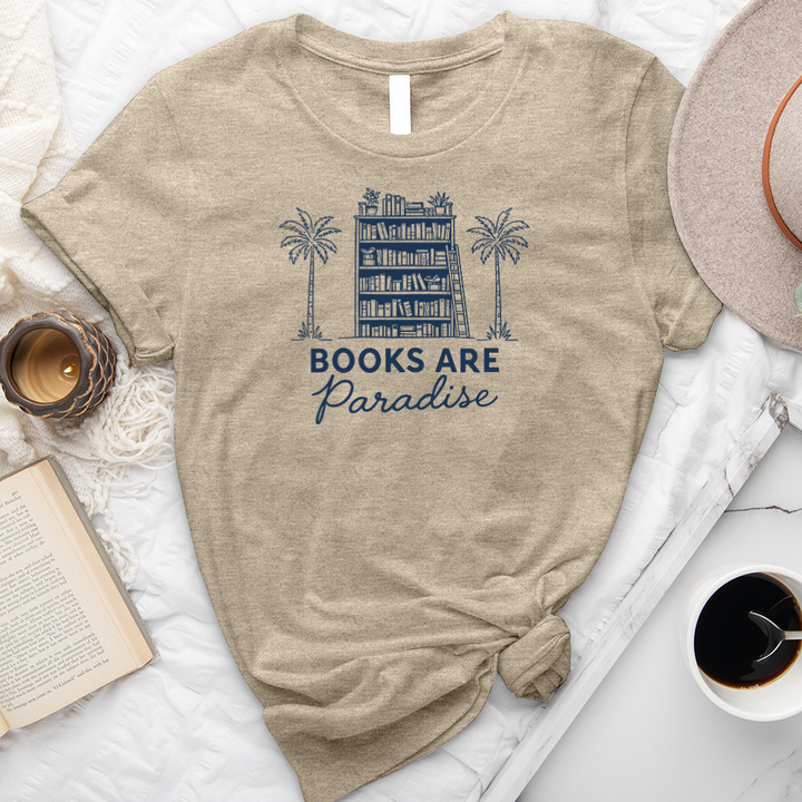 books are paradise unisex tee