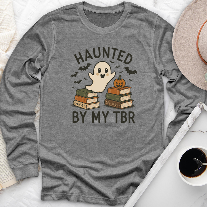 haunted tbr long sleeve unisex tee