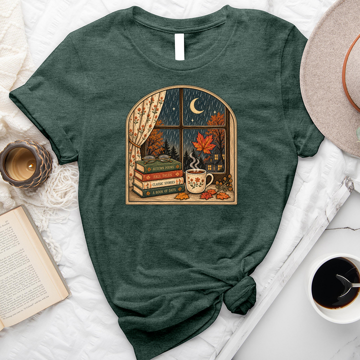 window into fall unisex tee
