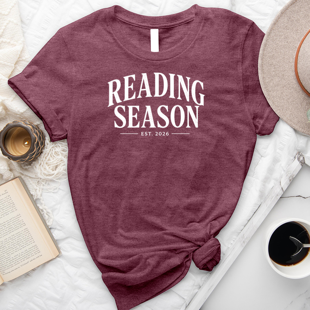 reading season unisex tee